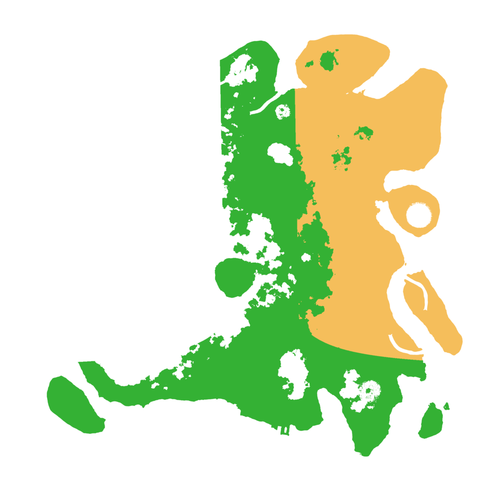 Biome Rust Map: Procedural Map, Size: 3500, Seed: 90768563