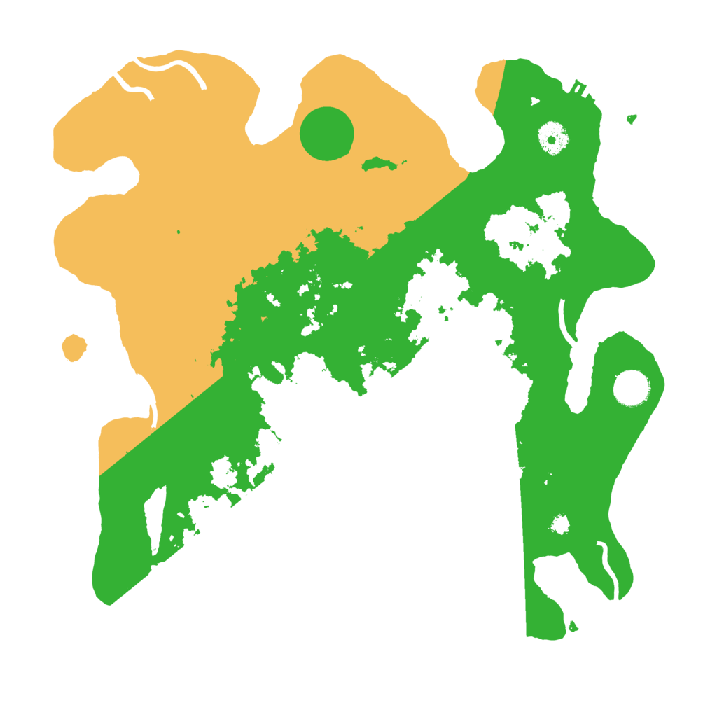 Biome Rust Map: Procedural Map, Size: 3500, Seed: 2117690447