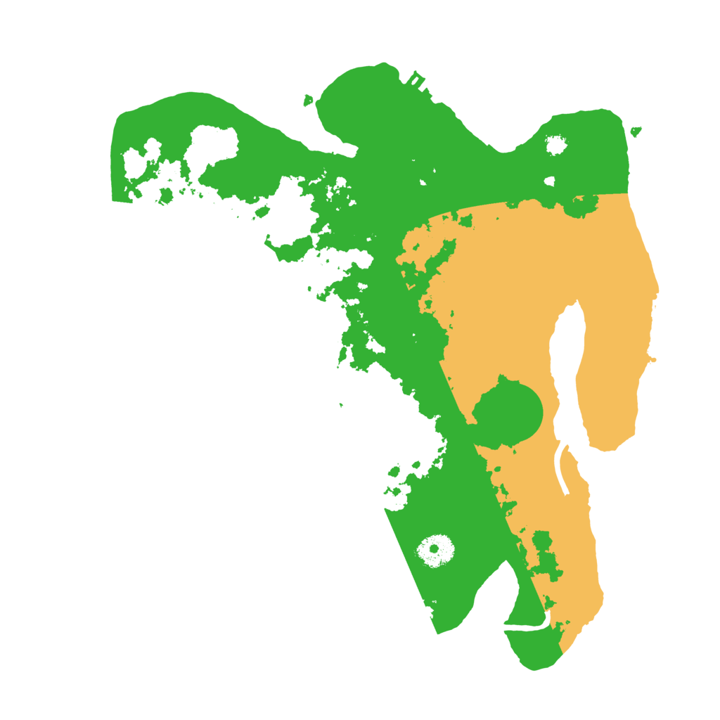 Biome Rust Map: Procedural Map, Size: 3232, Seed: 32