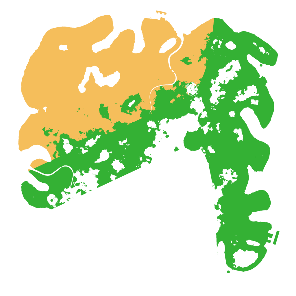 Biome Rust Map: Procedural Map, Size: 4250, Seed: 1377125961
