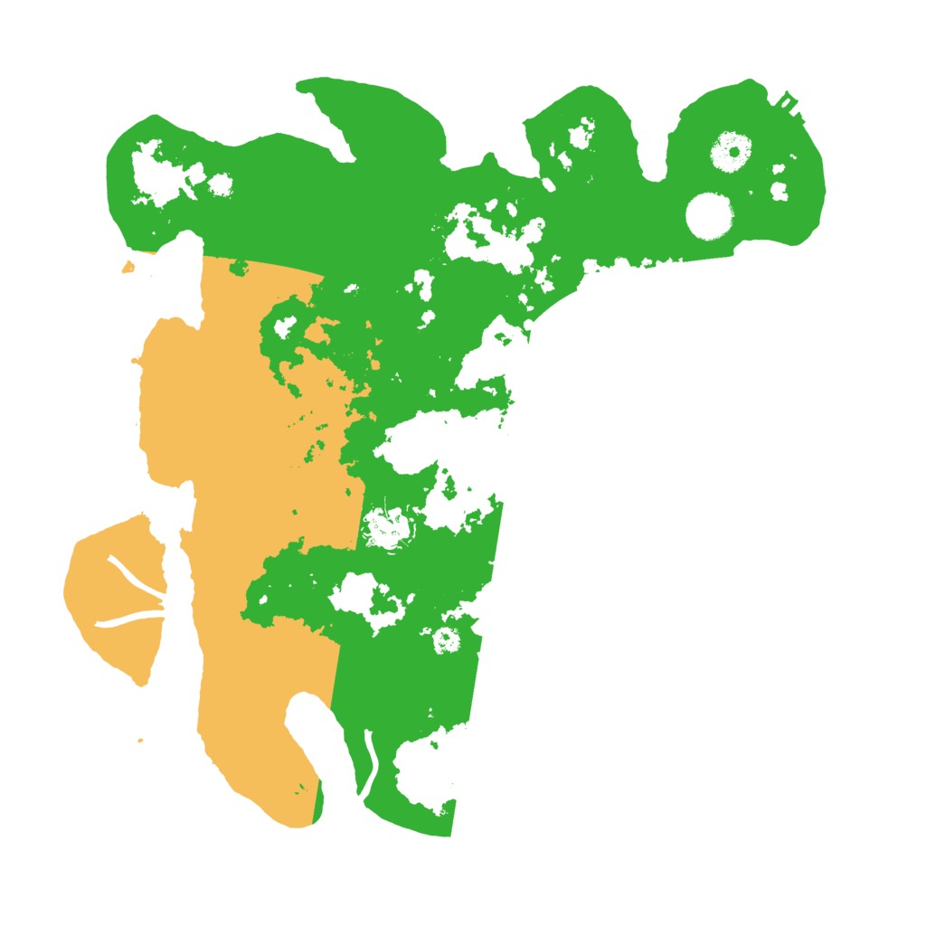 Biome Rust Map: Procedural Map, Size: 3500, Seed: 310637594