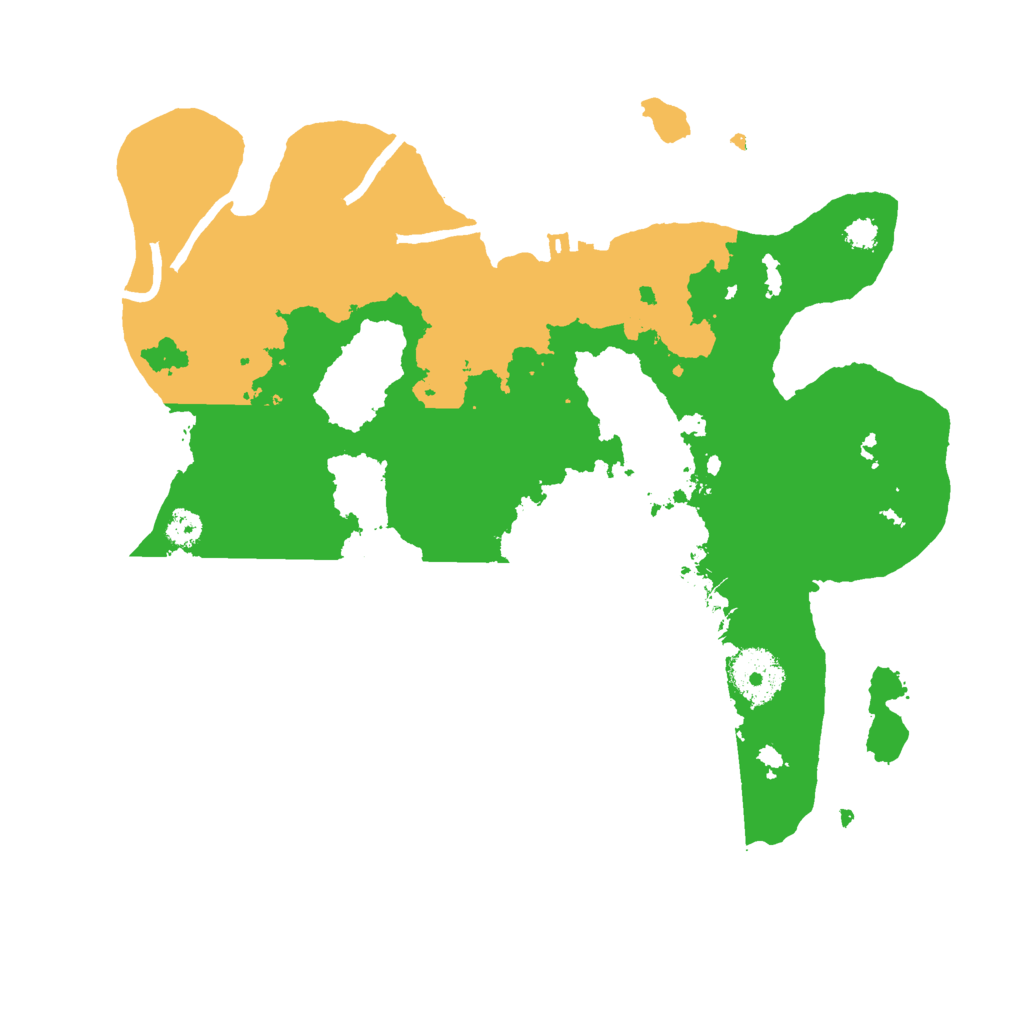 Biome Rust Map: Procedural Map, Size: 3000, Seed: 11989772