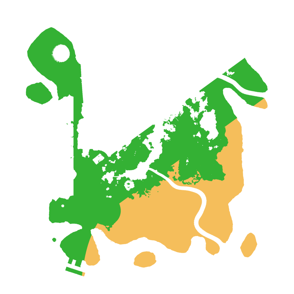 Biome Rust Map: Procedural Map, Size: 3000, Seed: 1344209947