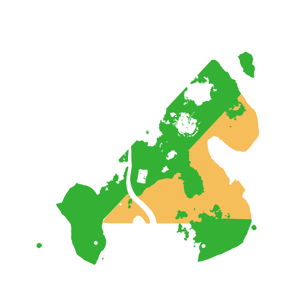 Biome Rust Map: Procedural Map, Size: 2300, Seed: 1751718289