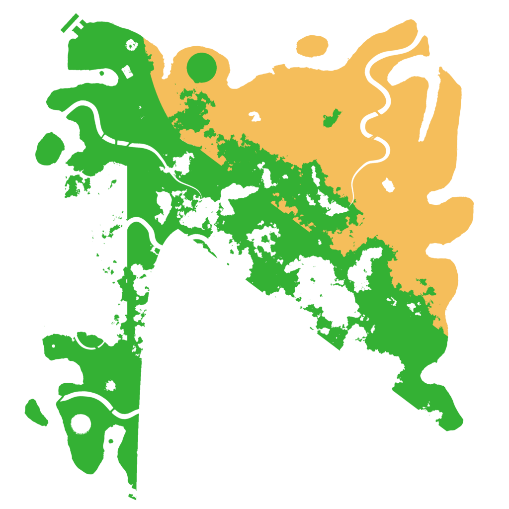 Biome Rust Map: Procedural Map, Size: 4500, Seed: 811287931
