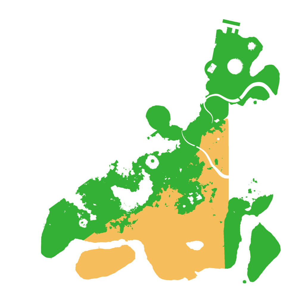 Biome Rust Map: Procedural Map, Size: 3500, Seed: 347566037