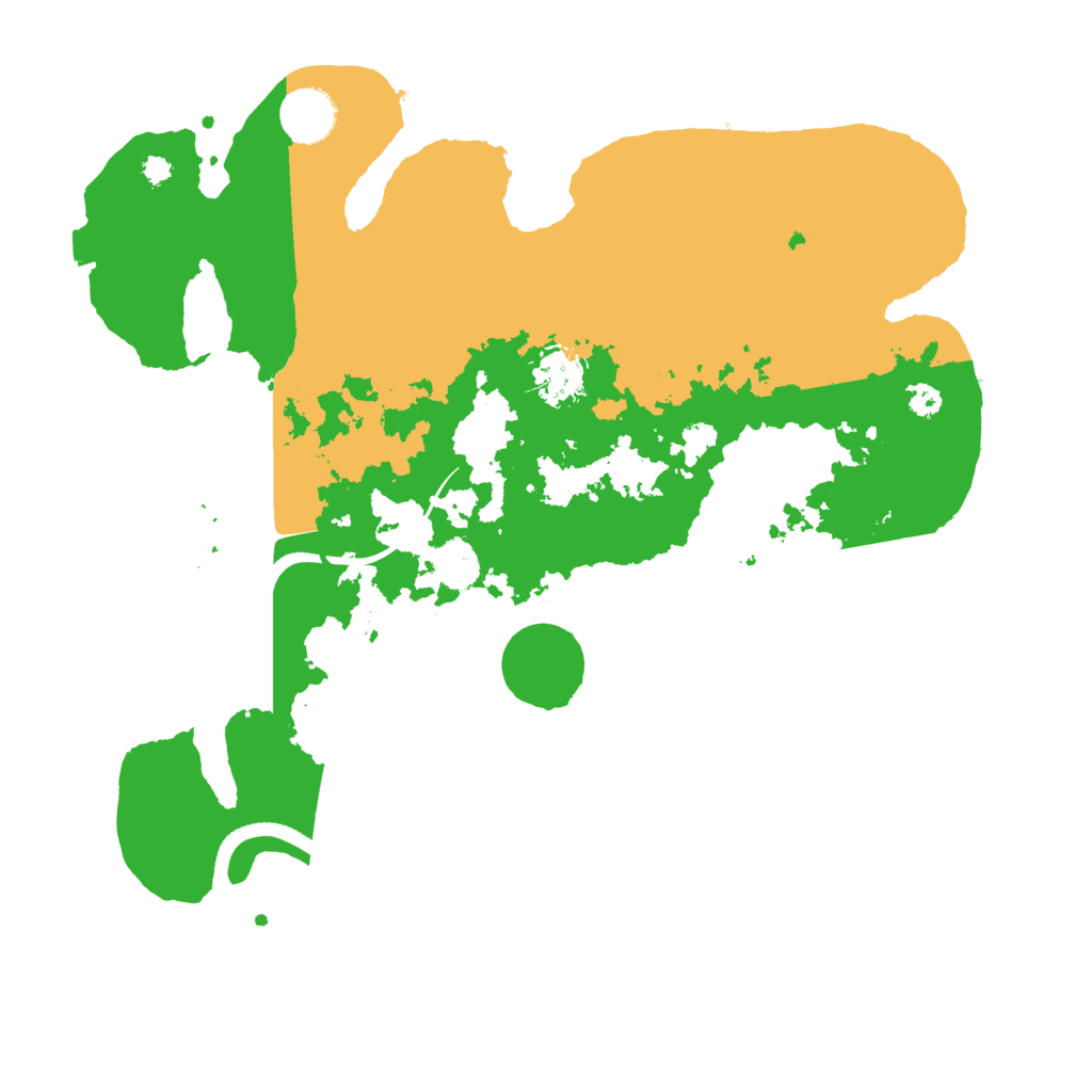 Biome Rust Map: Procedural Map, Size: 3500, Seed: 5655788