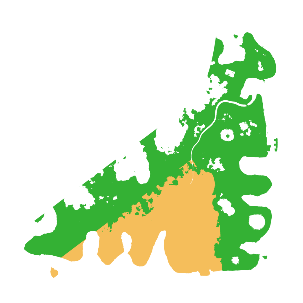 Biome Rust Map: Procedural Map, Size: 3500, Seed: 1881544174