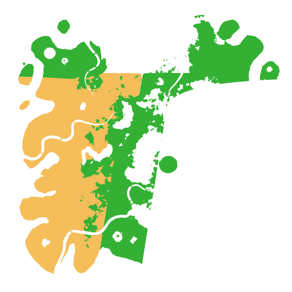 Biome Rust Map: Procedural Map, Size: 4500, Seed: 9165123
