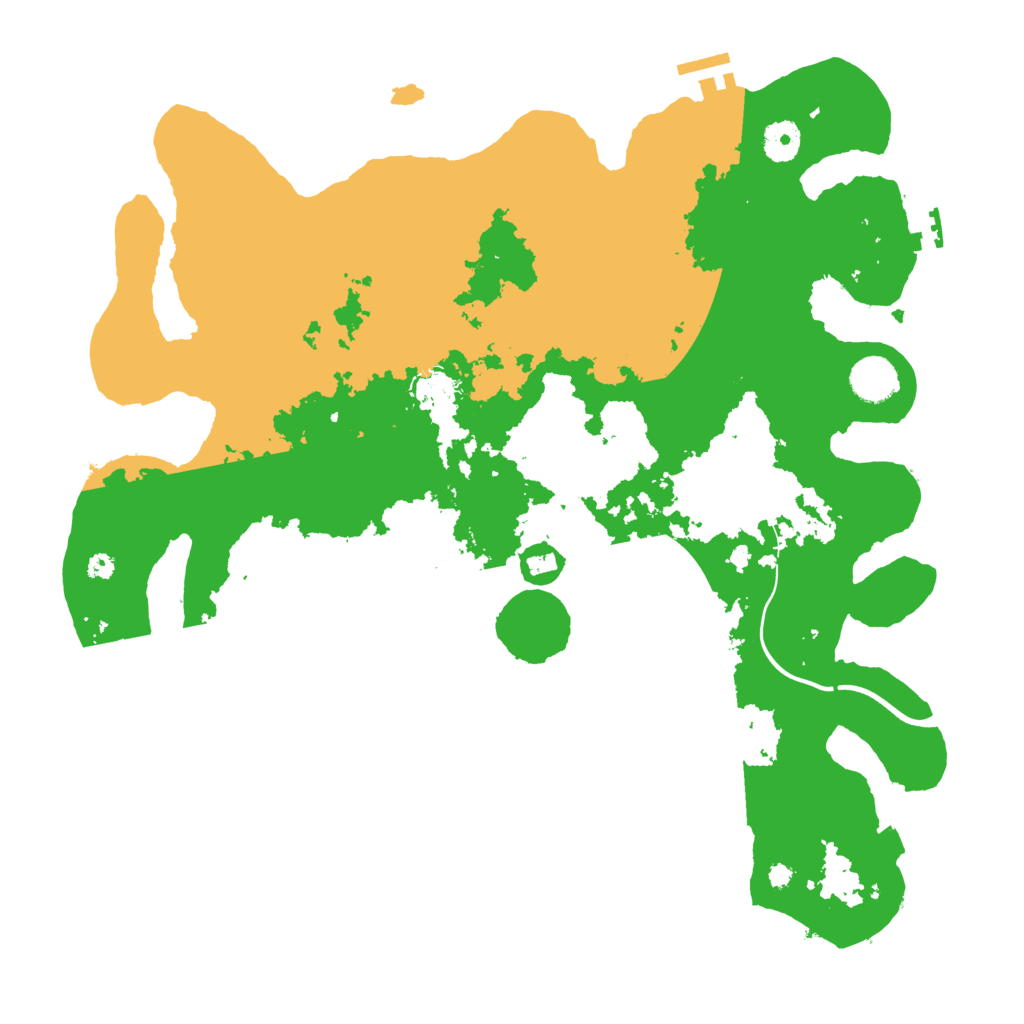 Biome Rust Map: Procedural Map, Size: 3900, Seed: 86314226