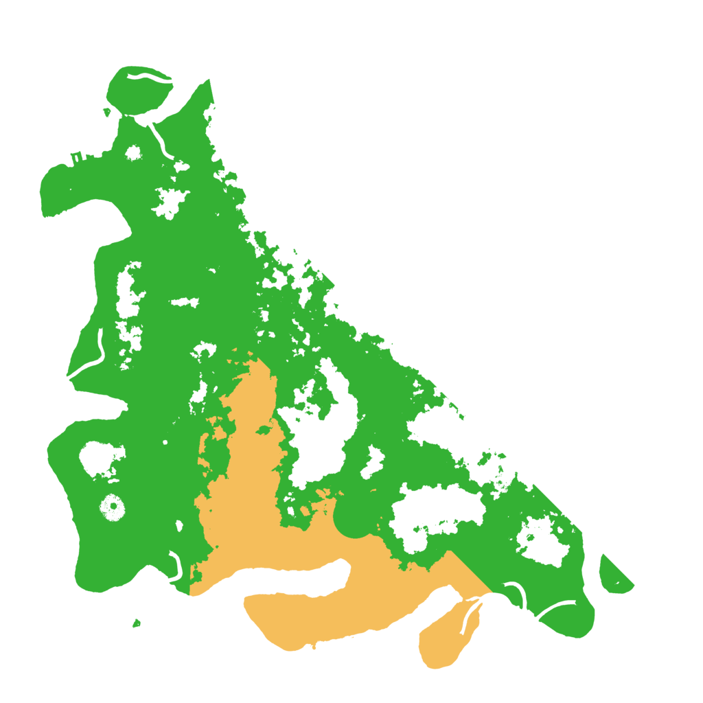 Biome Rust Map: Procedural Map, Size: 4200, Seed: 35