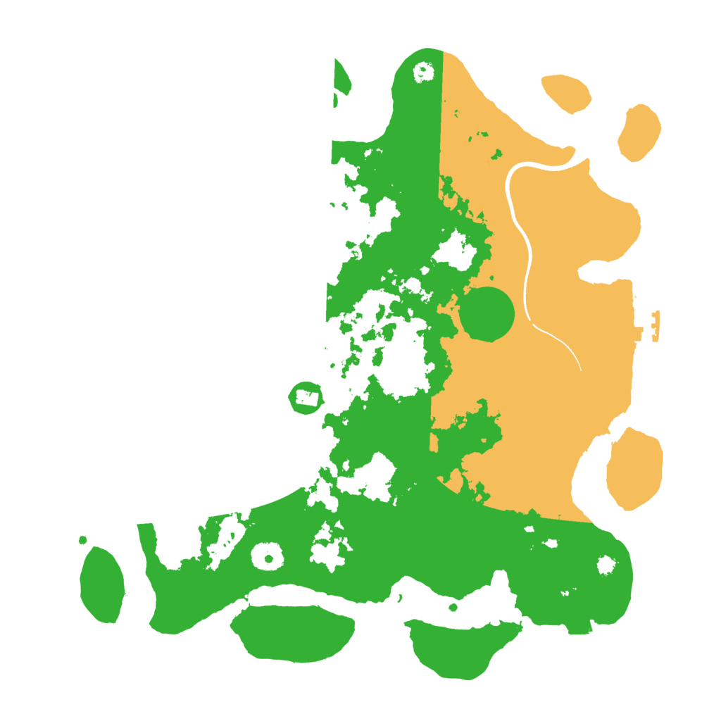 Biome Rust Map: Procedural Map, Size: 3500, Seed: 1677448619