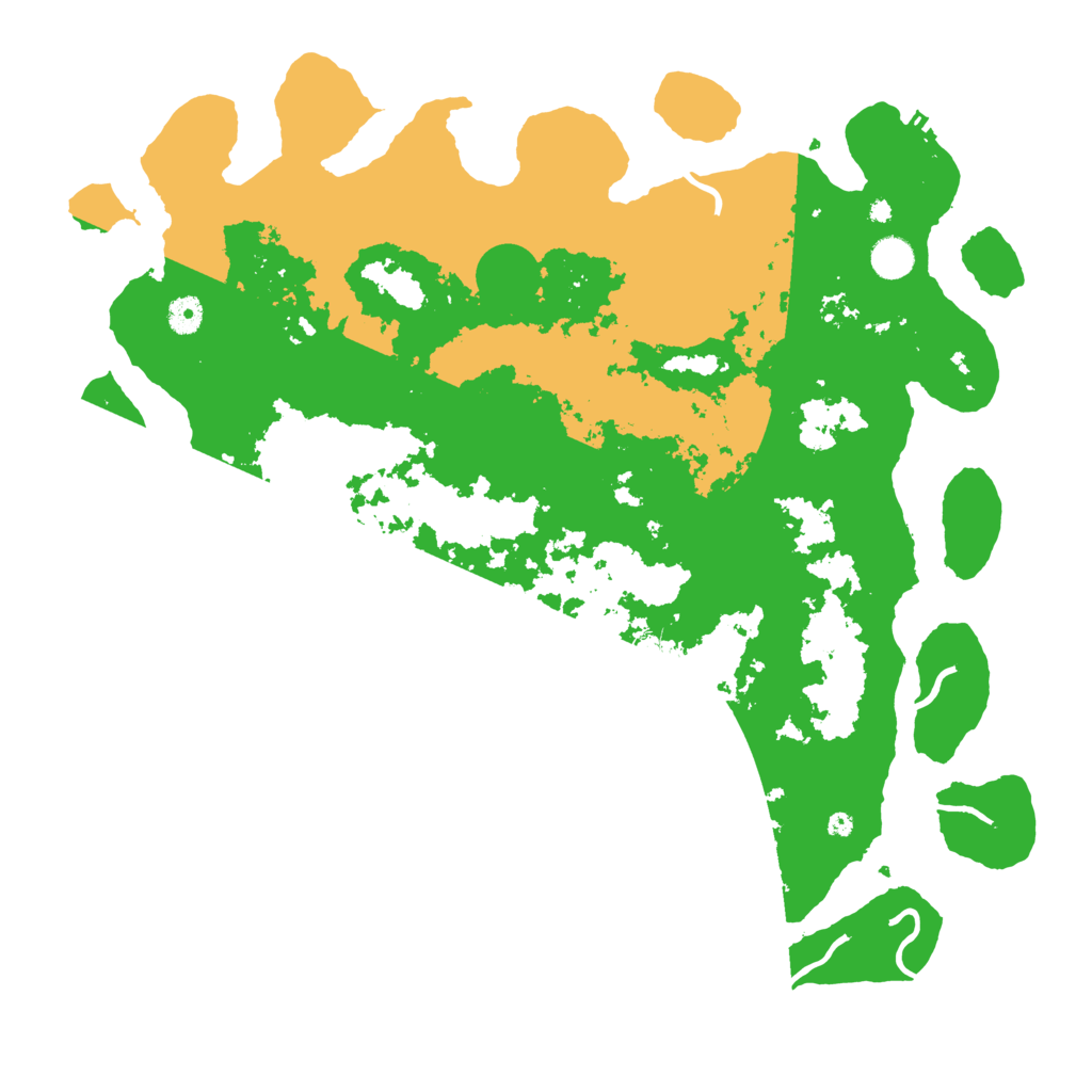 Biome Rust Map: Procedural Map, Size: 4500, Seed: 2073121735