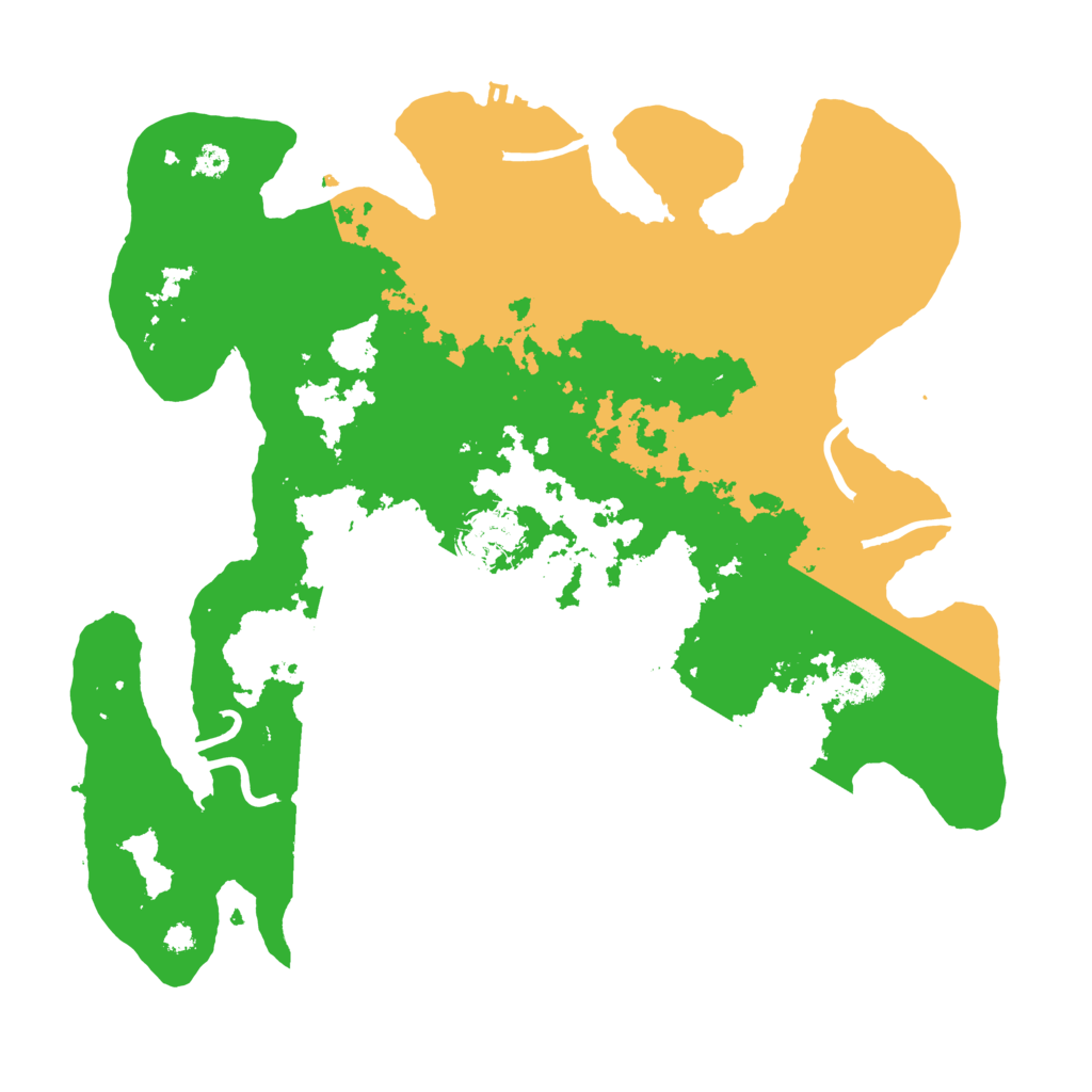 Biome Rust Map: Procedural Map, Size: 3500, Seed: 1922242423