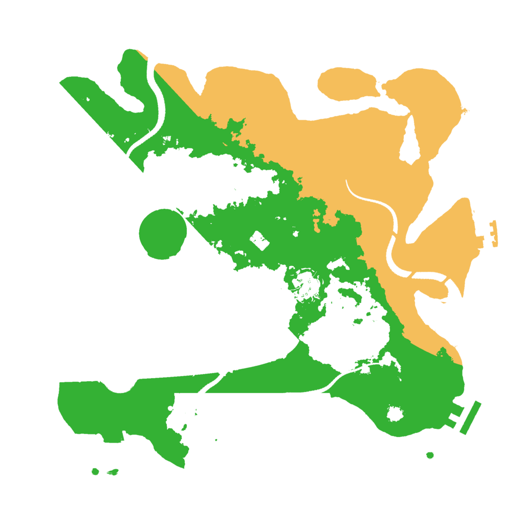 Biome Rust Map: Procedural Map, Size: 3000, Seed: 1312071583