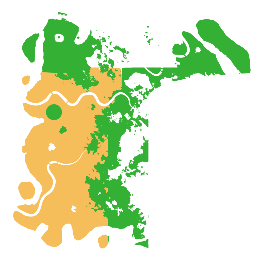 Biome Rust Map: Procedural Map, Size: 4500, Seed: 172816657