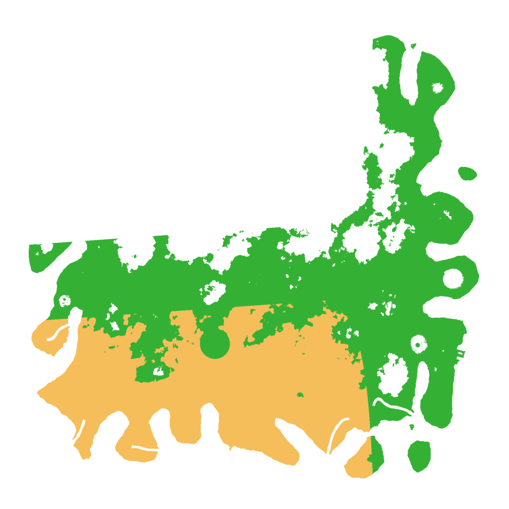 Biome Rust Map: Procedural Map, Size: 4500, Seed: 133089305