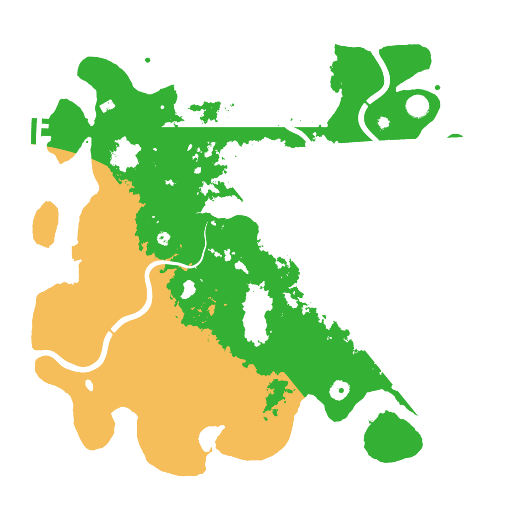 Biome Rust Map: Procedural Map, Size: 3900, Seed: 589365
