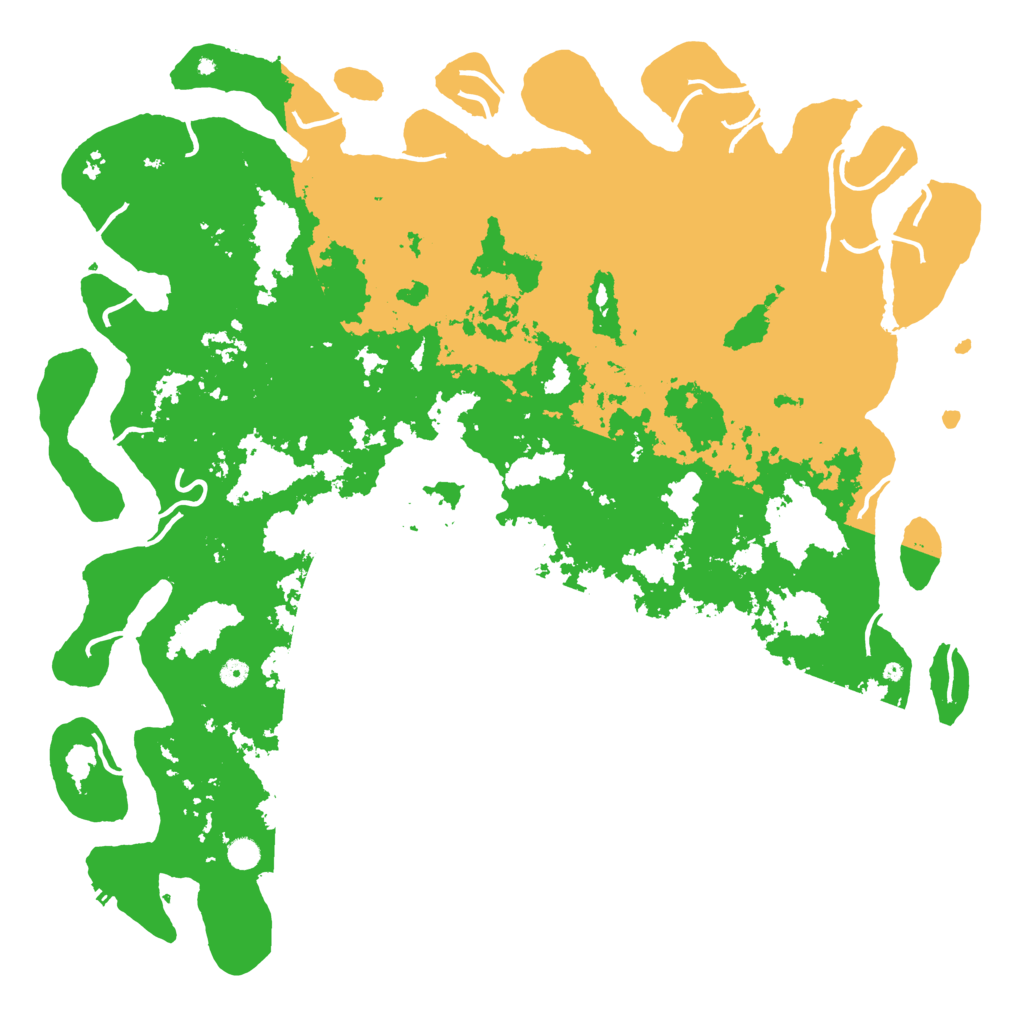 Biome Rust Map: Procedural Map, Size: 5600, Seed: 24444777