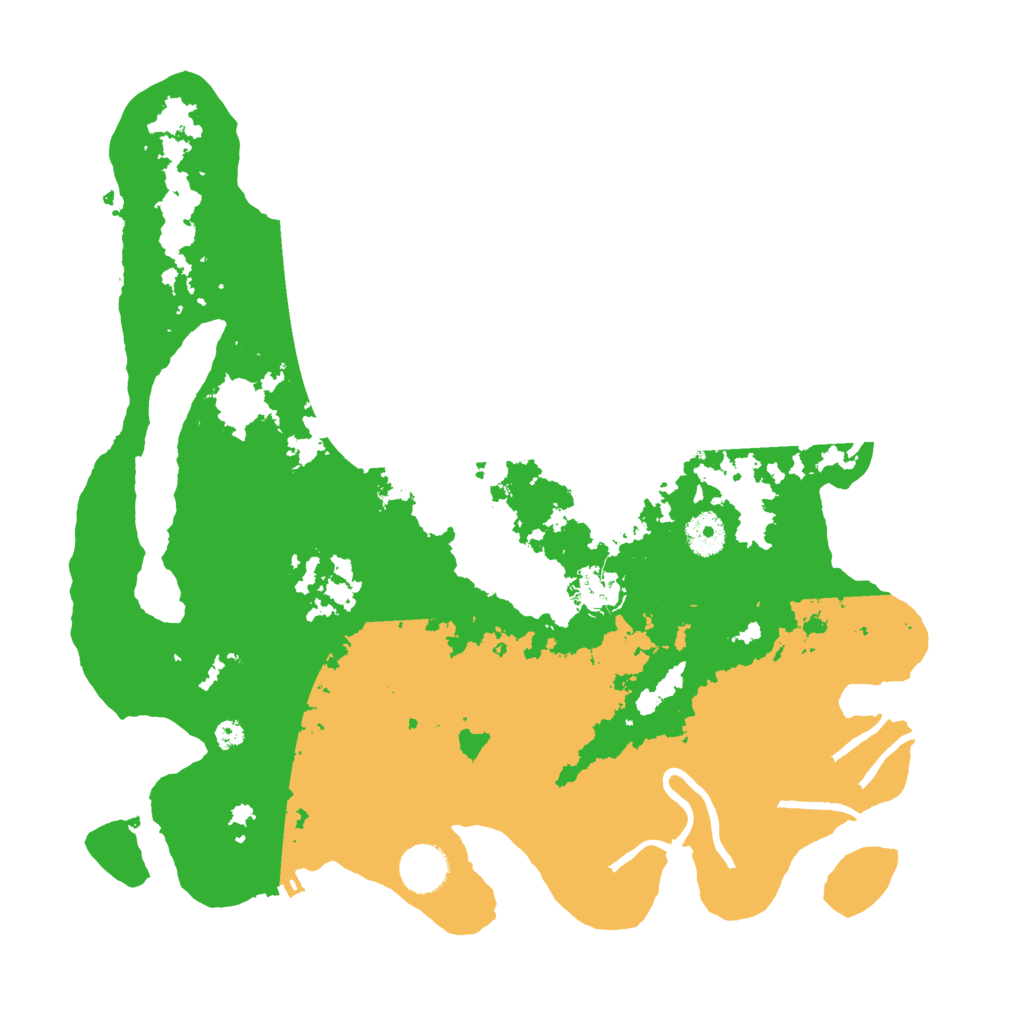 Biome Rust Map: Procedural Map, Size: 3700, Seed: 489426145