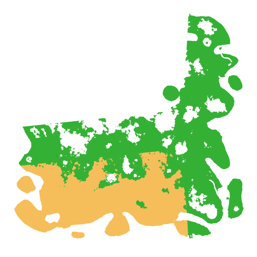 Biome Rust Map: Procedural Map, Size: 4500, Seed: 1394366635
