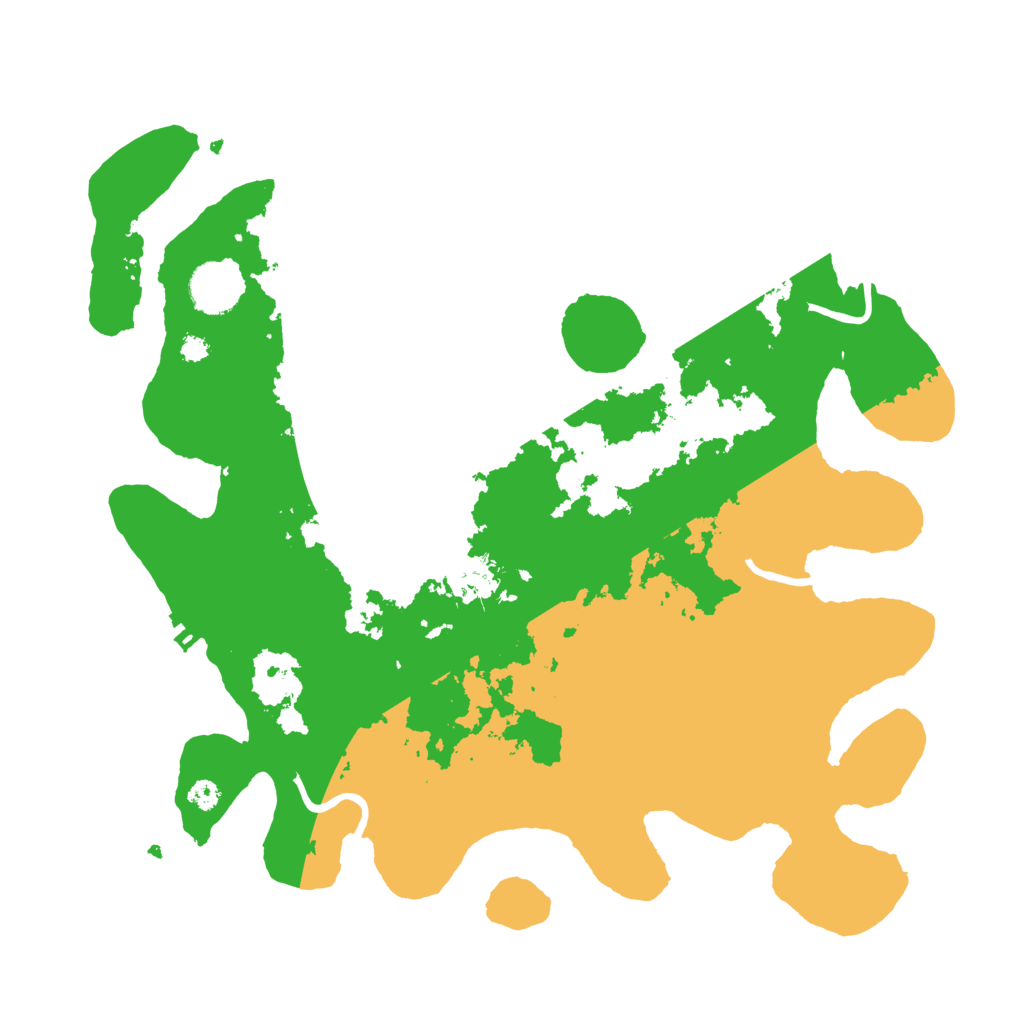 Biome Rust Map: Procedural Map, Size: 3500, Seed: 783197
