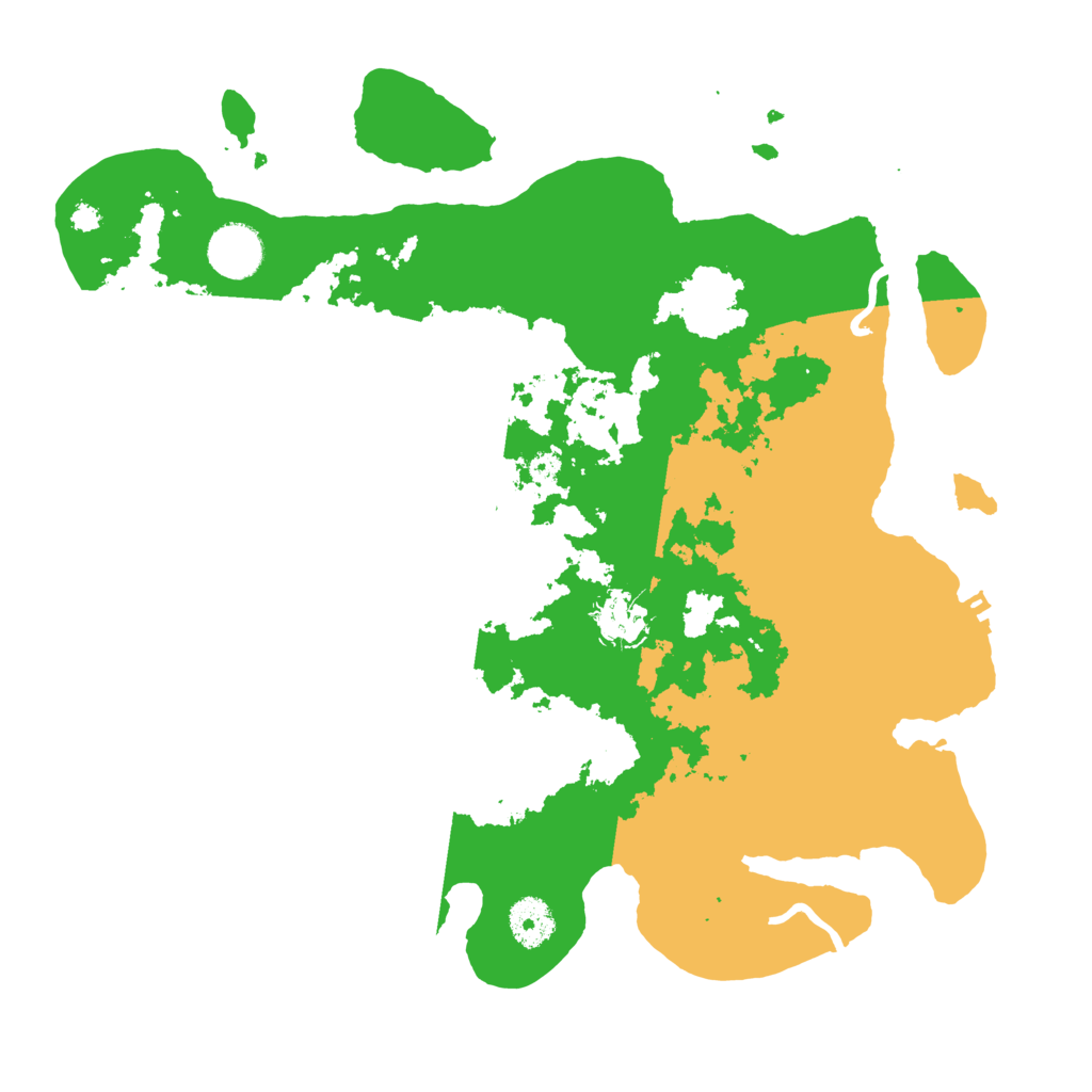 Biome Rust Map: Procedural Map, Size: 3500, Seed: 1345100424