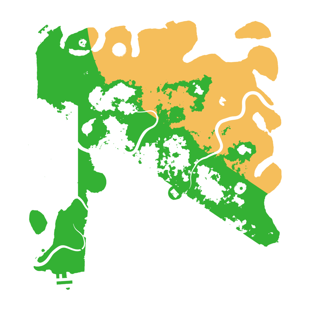 Biome Rust Map: Procedural Map, Size: 4000, Seed: 65748