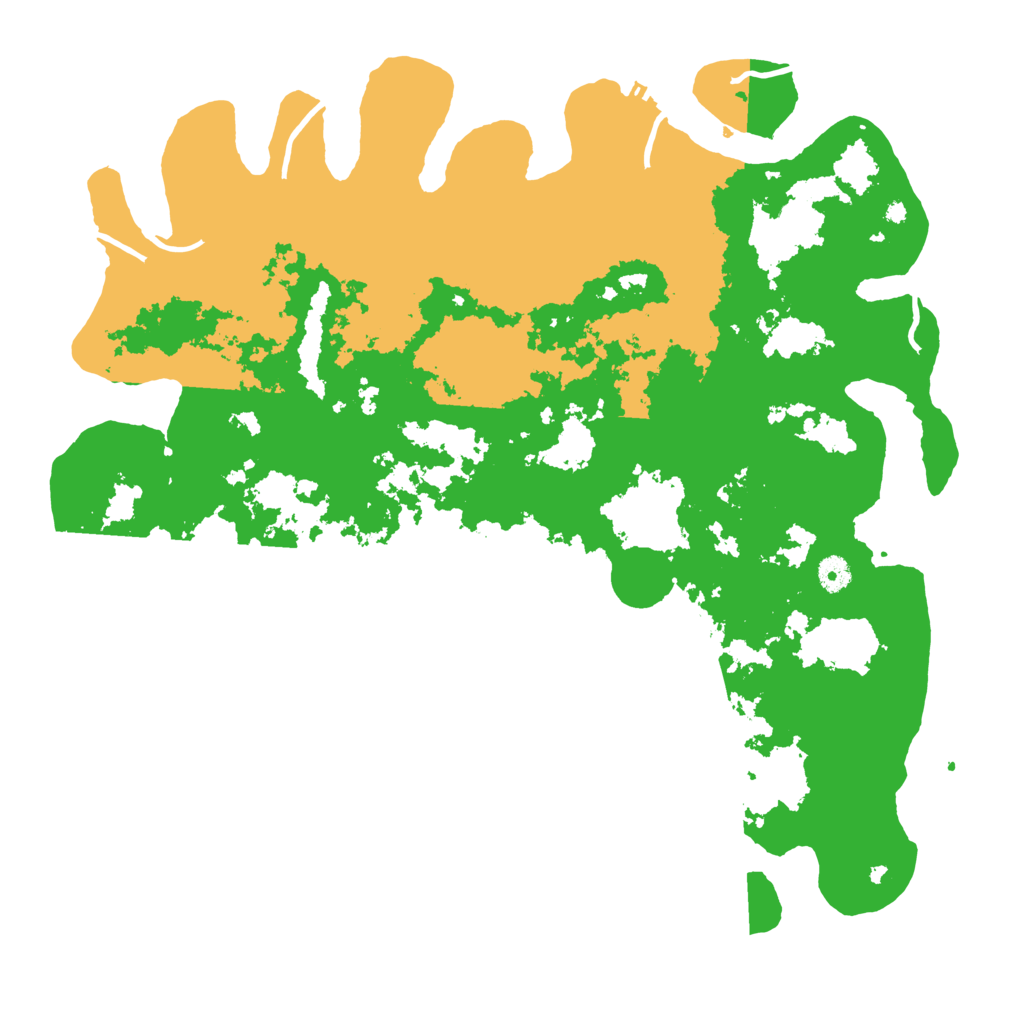 Biome Rust Map: Procedural Map, Size: 4500, Seed: 787629629