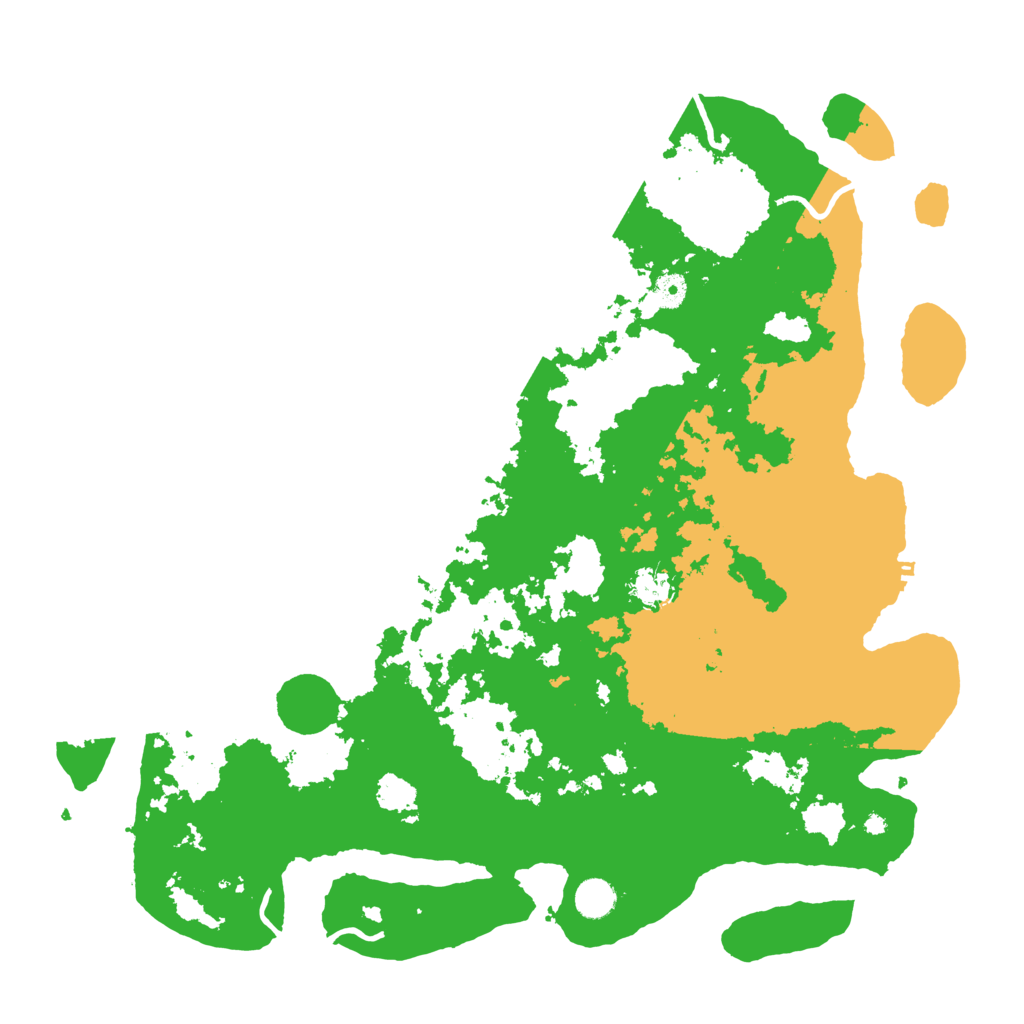 Biome Rust Map: Procedural Map, Size: 4500, Seed: 20220610