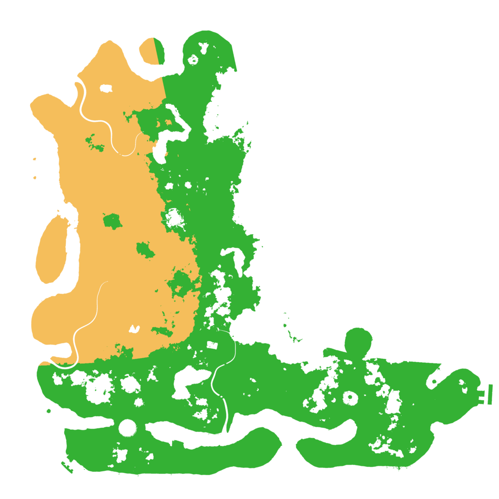 Biome Rust Map: Procedural Map, Size: 5000, Seed: 16269030