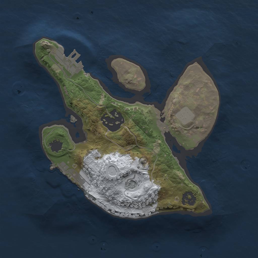 Rust Map: Procedural Map, Size: 1800, Seed: 696969420, 9 Monuments