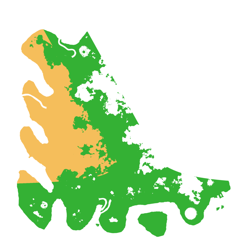 Biome Rust Map: Procedural Map, Size: 3700, Seed: 1238358140