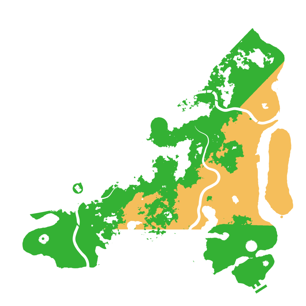 Biome Rust Map: Procedural Map, Size: 4750, Seed: 88628253