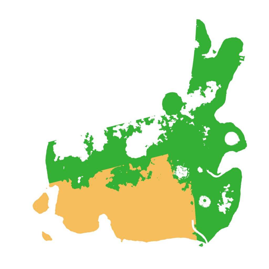 Biome Rust Map: Procedural Map, Size: 3500, Seed: 915364445