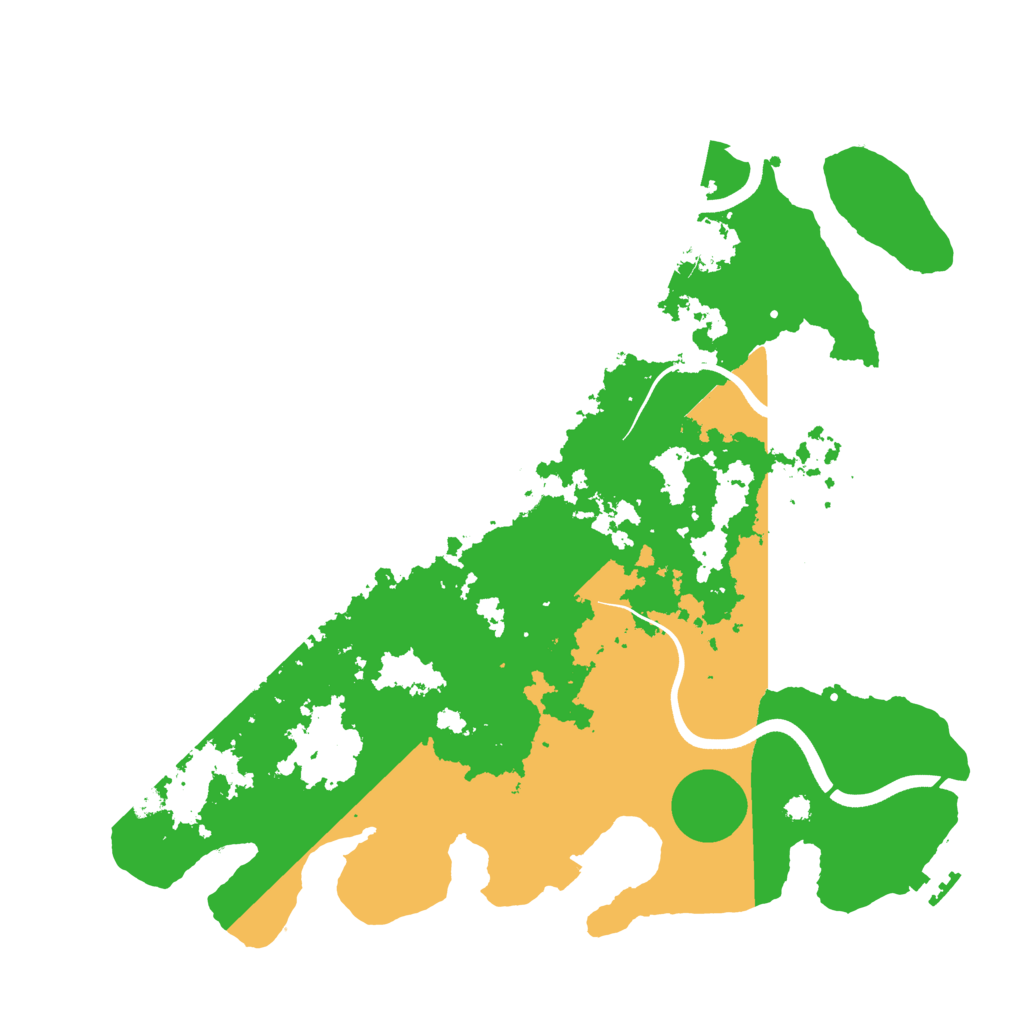 Biome Rust Map: Procedural Map, Size: 3700, Seed: 1979994497