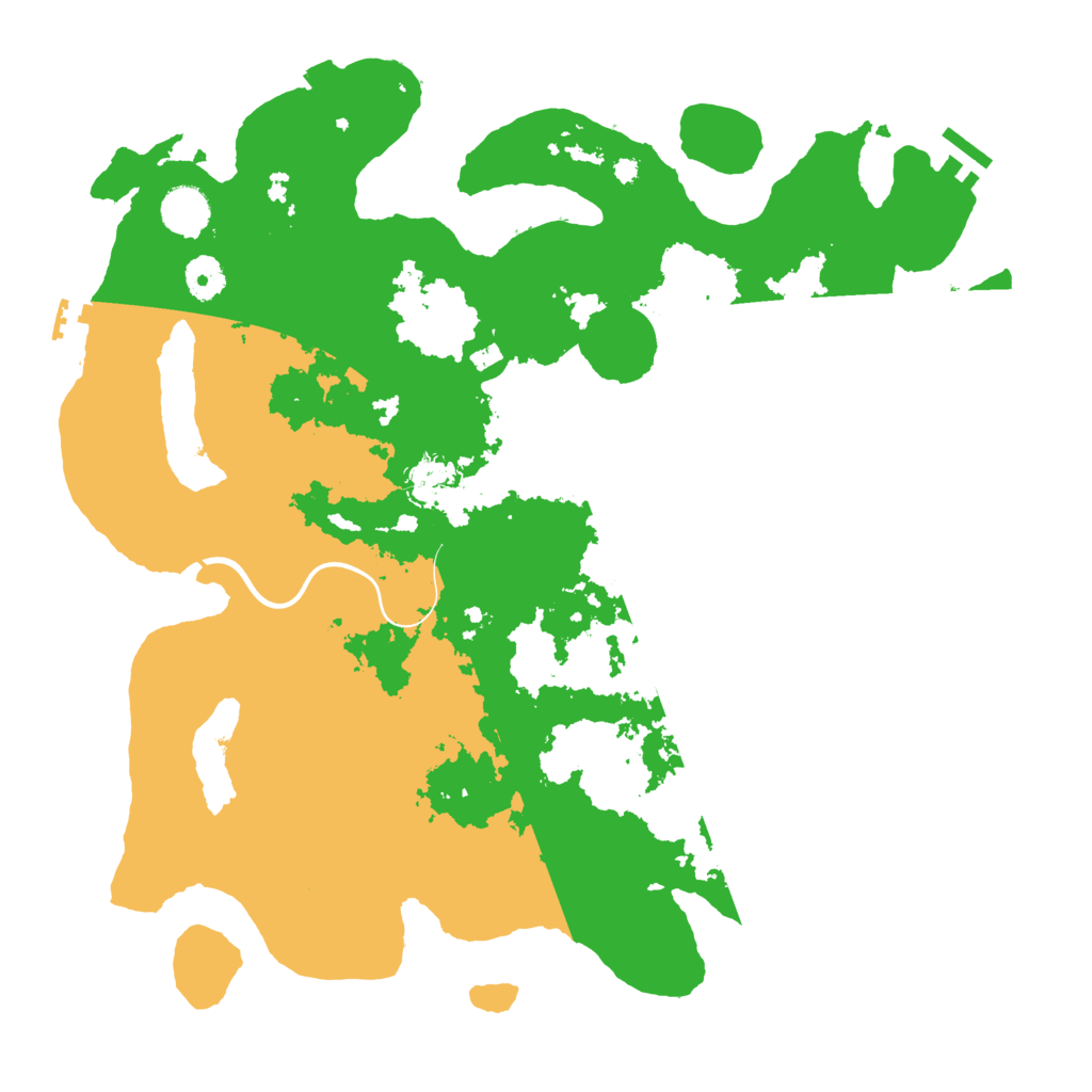 Biome Rust Map: Procedural Map, Size: 3950, Seed: 458711749