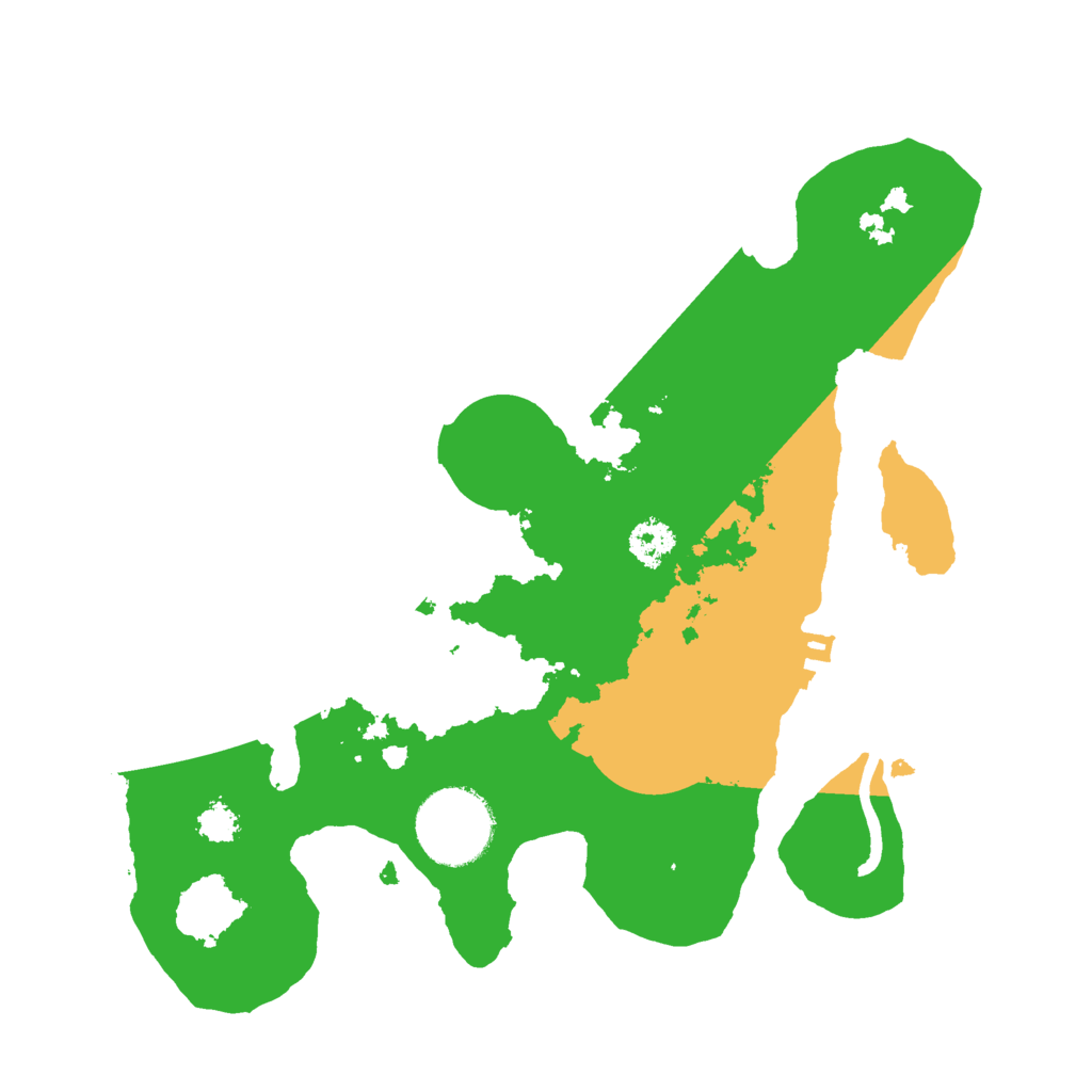 Biome Rust Map: Procedural Map, Size: 2500, Seed: 21474