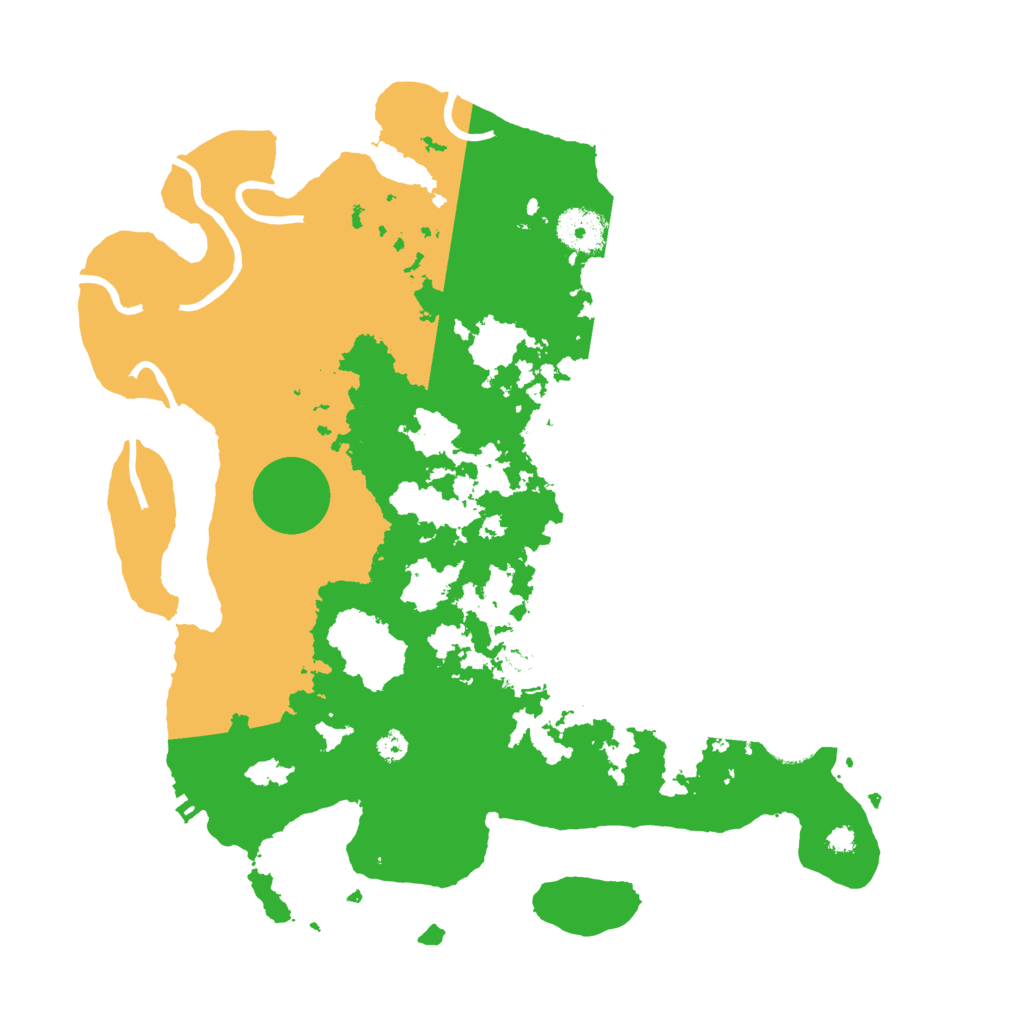 Biome Rust Map: Procedural Map, Size: 3500, Seed: 103380019