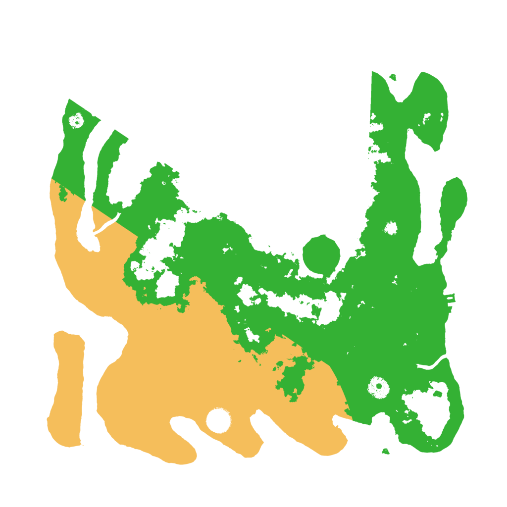 Biome Rust Map: Procedural Map, Size: 3600, Seed: 18932