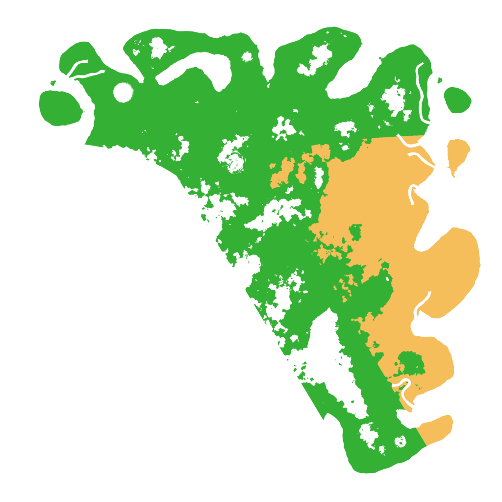 Biome Rust Map: Procedural Map, Size: 4500, Seed: 68452