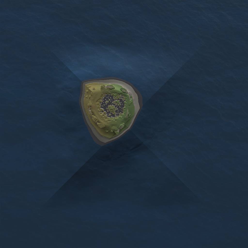 Rust Map: Procedural Map, Size: 1000, Seed: 704369534, 3 Monuments