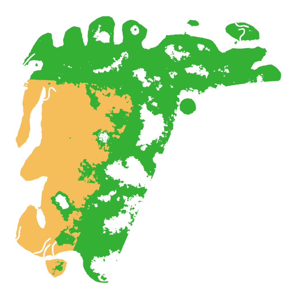 Biome Rust Map: Procedural Map, Size: 5000, Seed: 1156481334