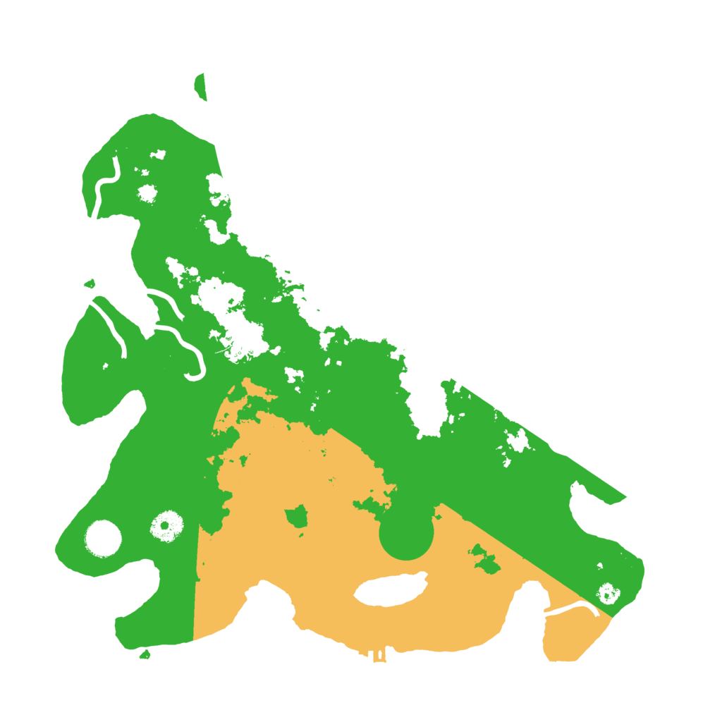 Biome Rust Map: Procedural Map, Size: 3500, Seed: 106053943