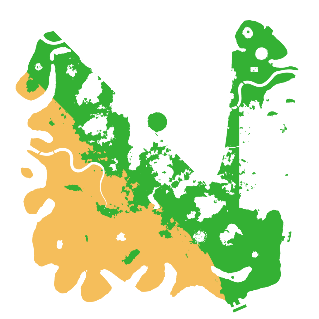 Biome Rust Map: Procedural Map, Size: 4500, Seed: 979797