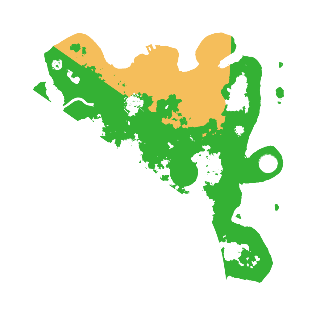 Biome Rust Map: Procedural Map, Size: 3000, Seed: 379664