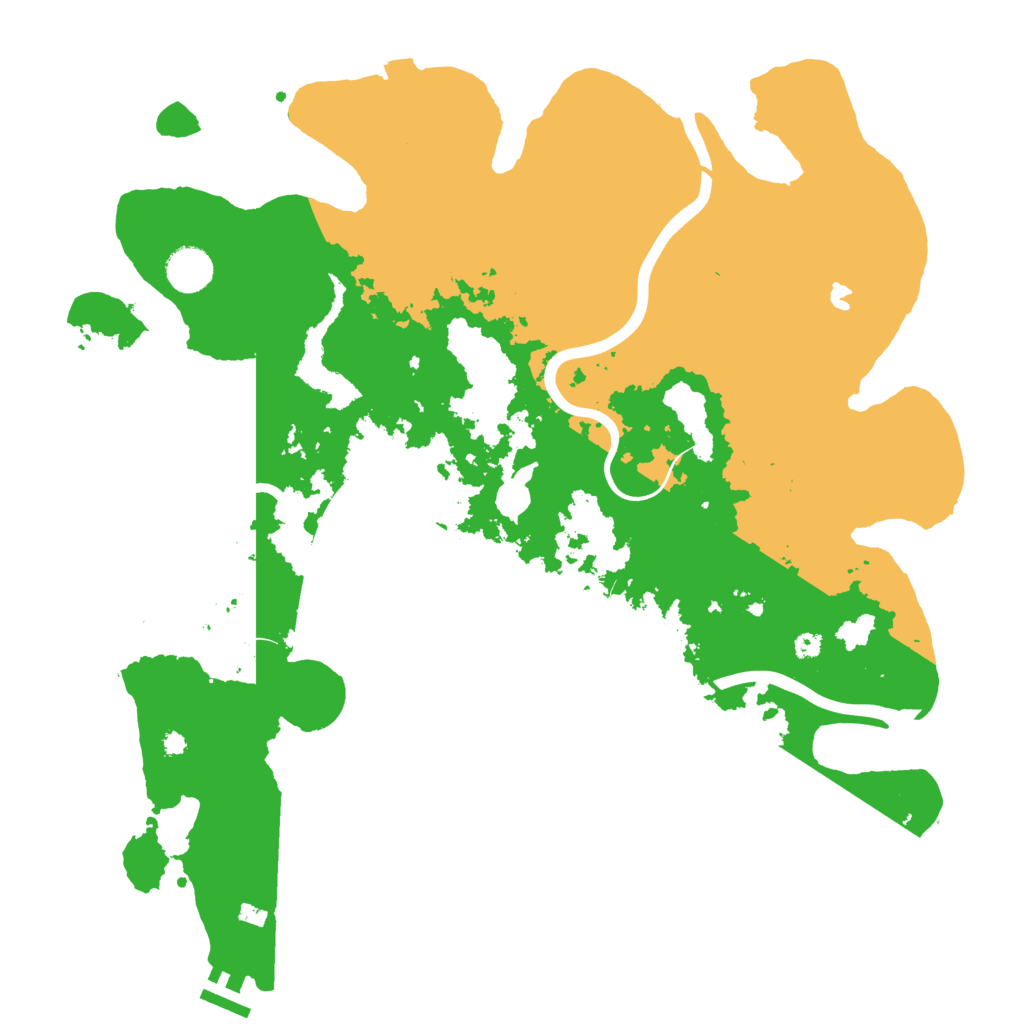 Biome Rust Map: Procedural Map, Size: 4000, Seed: 1846150583