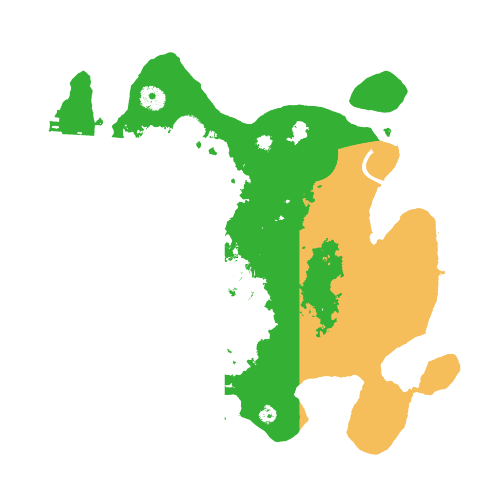 Biome Rust Map: Procedural Map, Size: 3000, Seed: 23508105