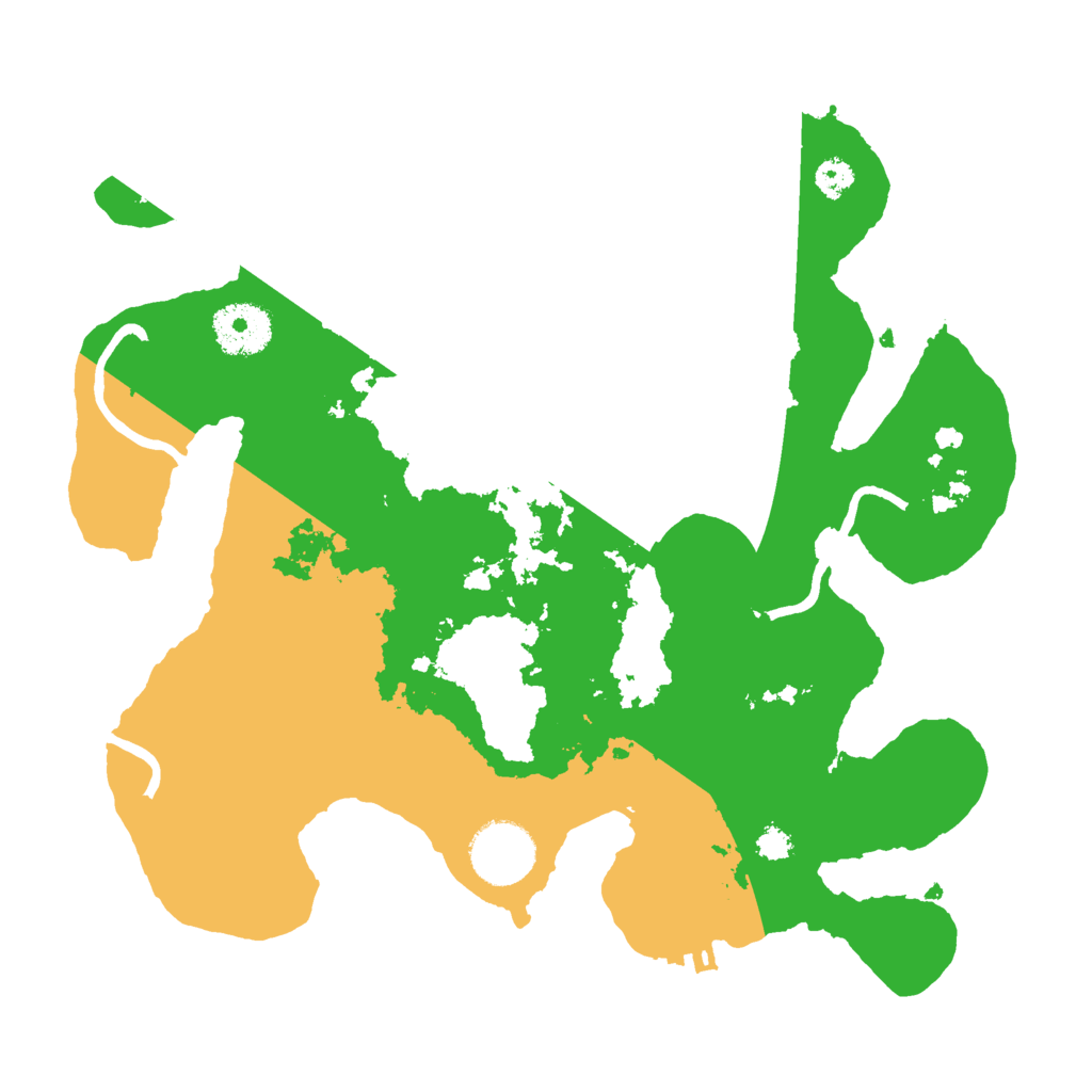 Biome Rust Map: Procedural Map, Size: 3000, Seed: 72594