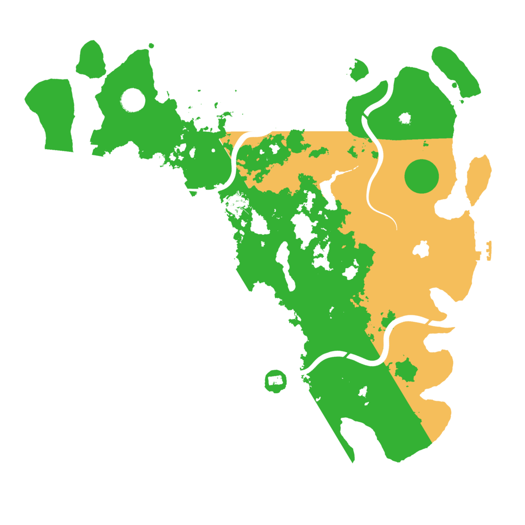 Biome Rust Map: Procedural Map, Size: 4050, Seed: 2044606578